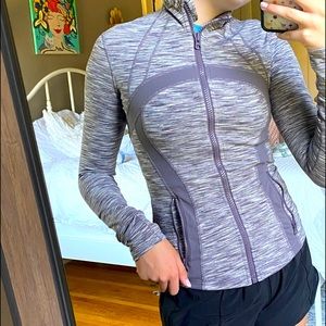 Lululemon grey zip up